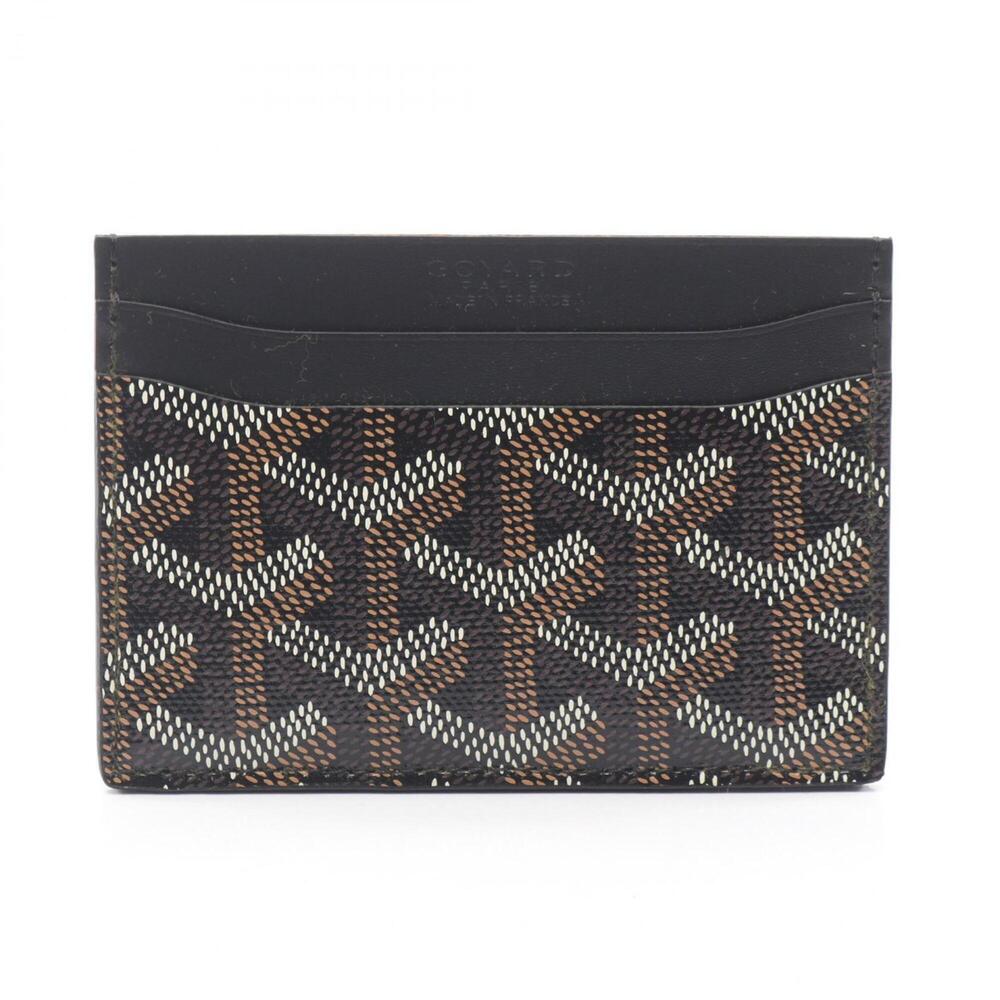 Goyard Saint-Sulpice Business Card Holder/Card Case Accessory, Coated Canvas ...